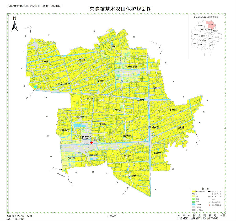 东陈镇基本农田保护规划图图片